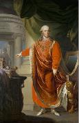 Donat, Johann Daniel Emperor Leopold II in the regalia of the painting